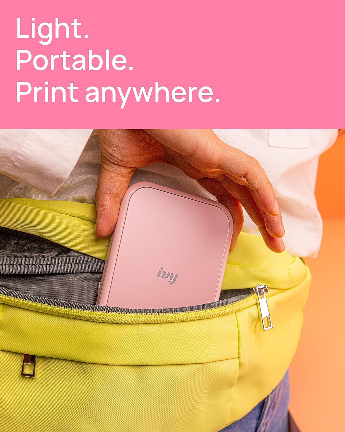 Canon Ivy 2™ Mini Photo Printer – Bluetooth, Pocket-Sized, Instant Prints