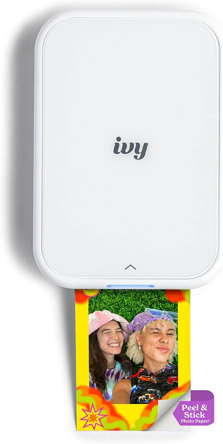 Canon Ivy 2™ Mini Photo Printer – Bluetooth, Pocket-Sized, Instant Prints