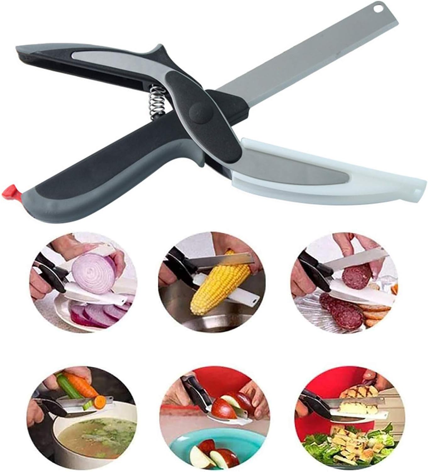 SmartCutter™ 2-in-1 Stainless Steel Kitchen Scissors