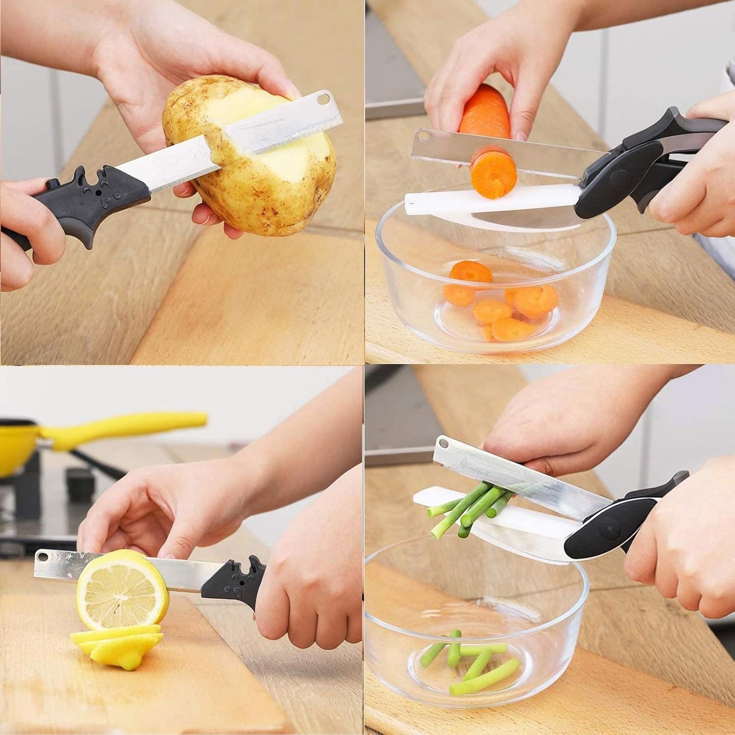 SmartCutter™ 2-in-1 Stainless Steel Kitchen Scissors