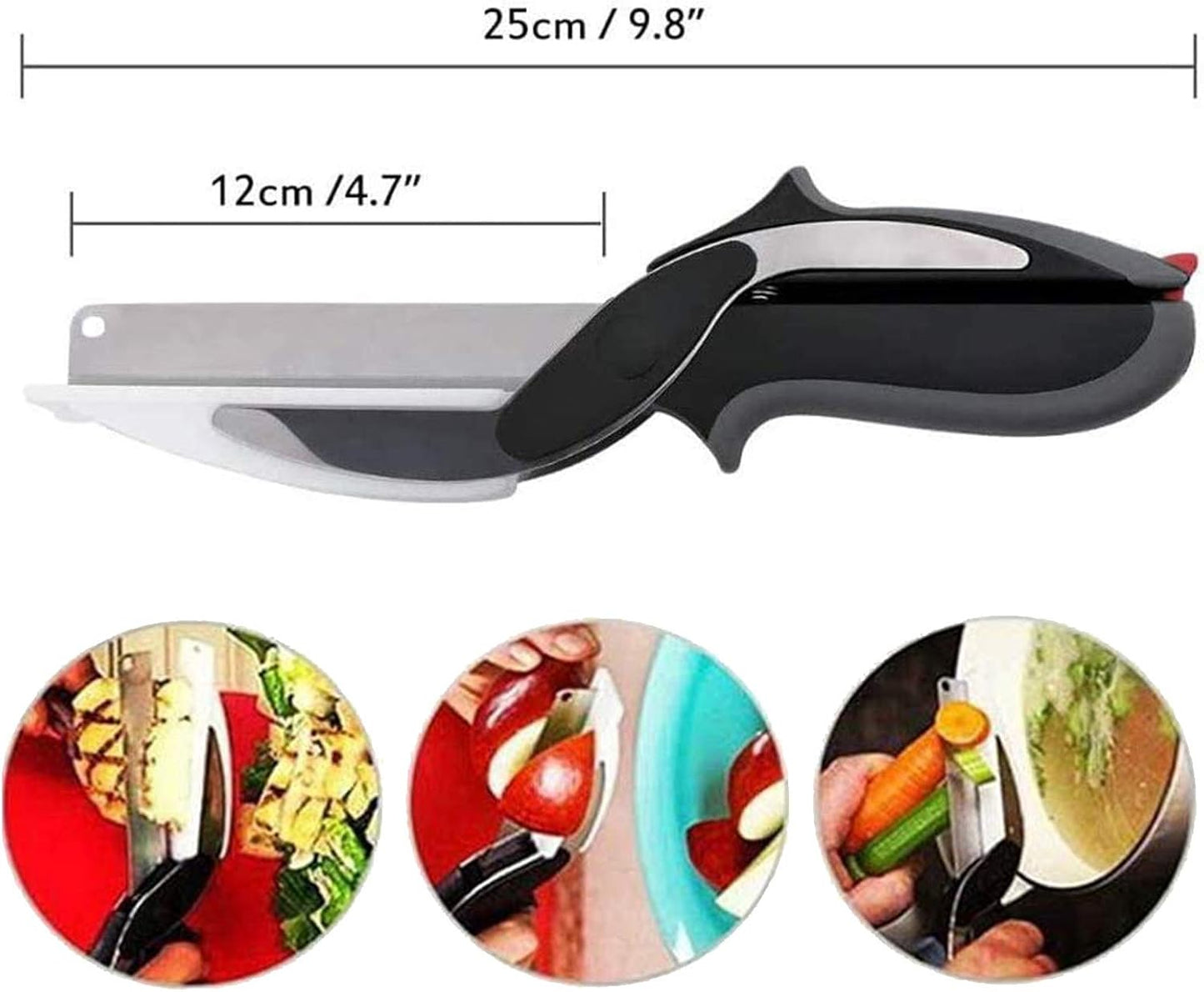 SmartCutter™ 2-in-1 Stainless Steel Kitchen Scissors