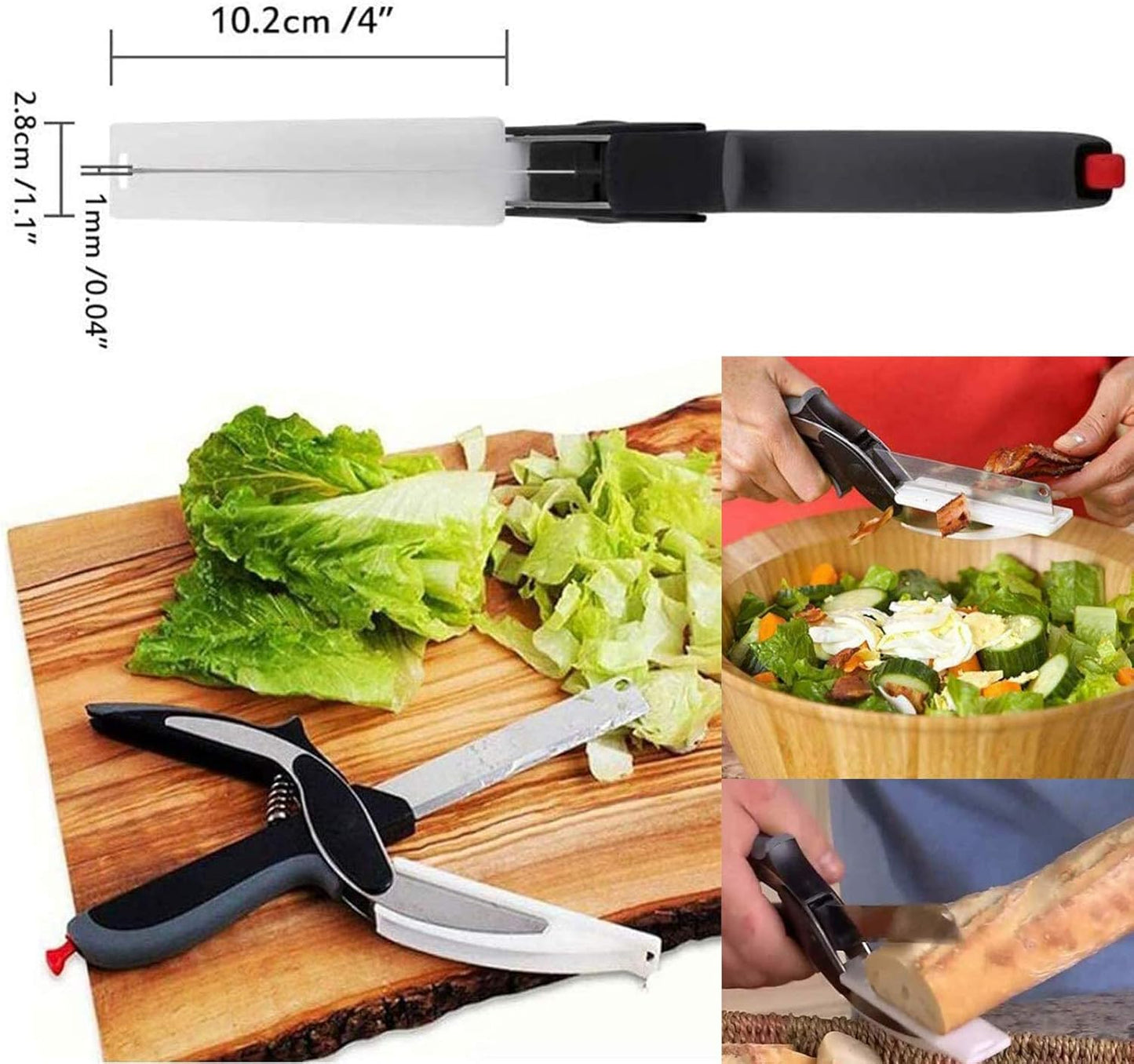 SmartCutter™ 2-in-1 Stainless Steel Kitchen Scissors
