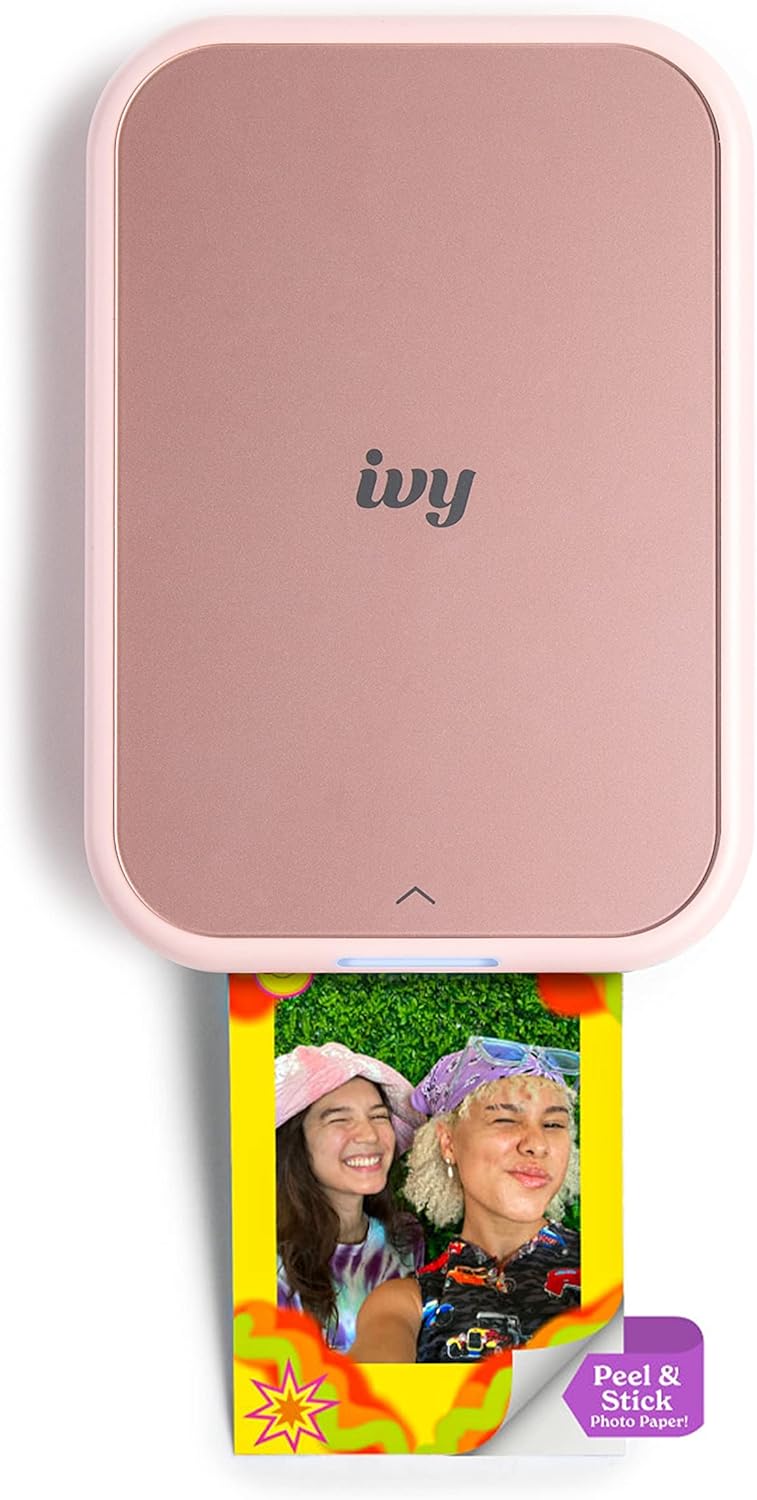 Canon Ivy 2™ Mini Photo Printer – Bluetooth, Pocket-Sized, Instant Prints