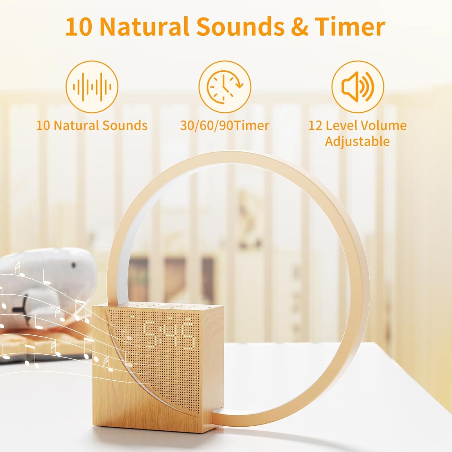 LumiGlow™ 4-in-1 Bedside Lamp